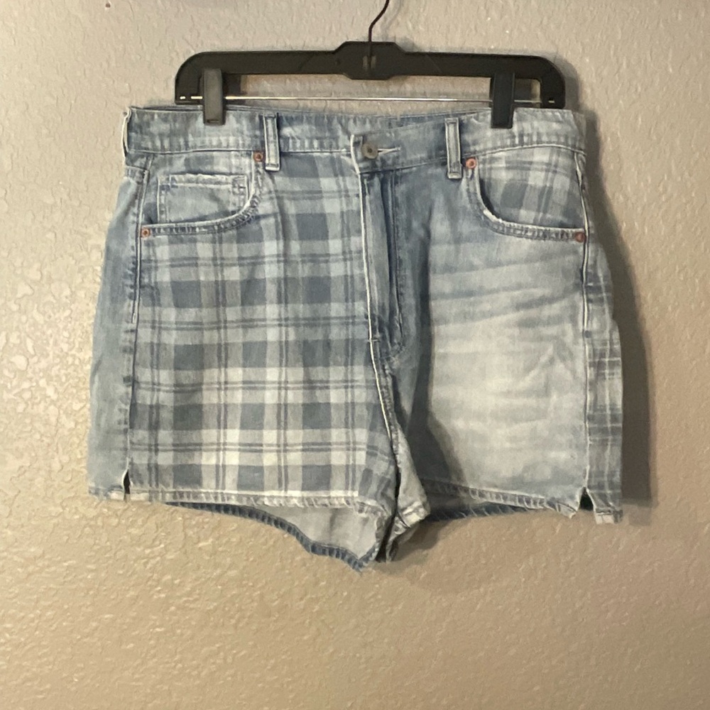 American Eagle Mixed Plaid Shorts